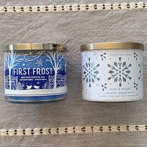 Winter Bath and Body Works Candles NEW